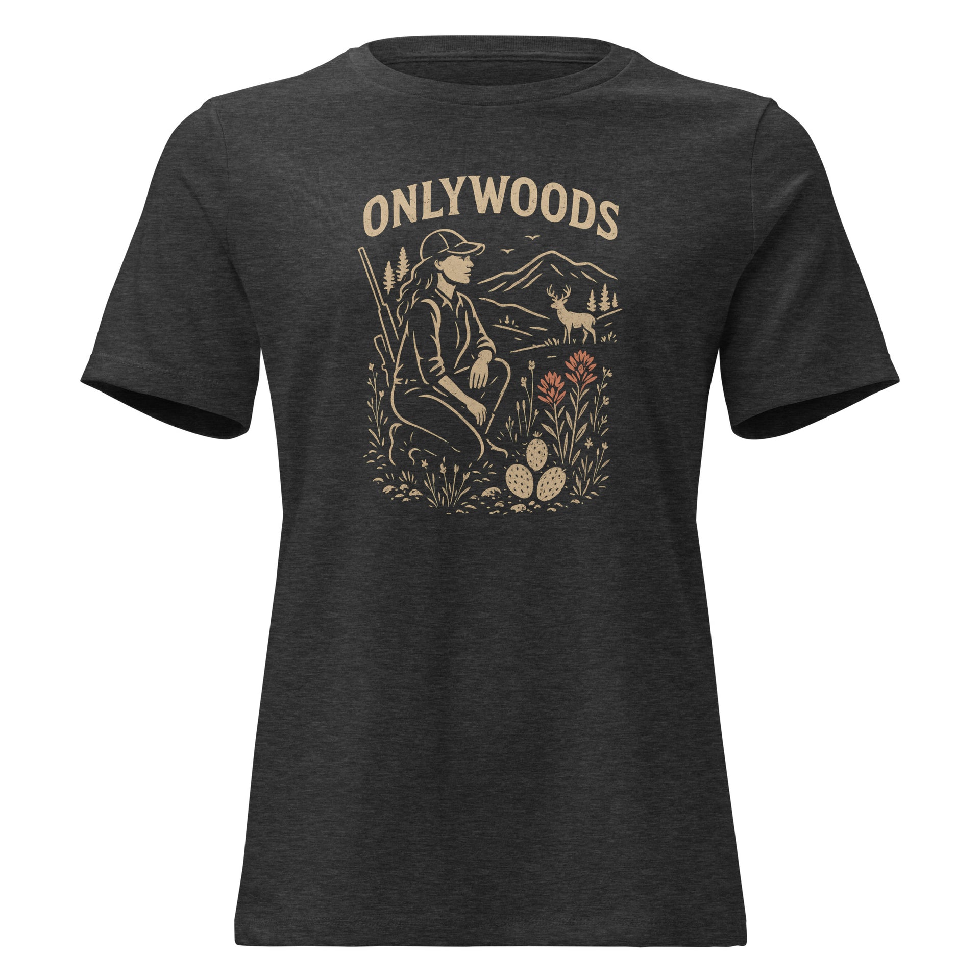 Modern T-shirt voor dames naturel Goedkoop Modern T-shirt voor dames naturel Goedkoop